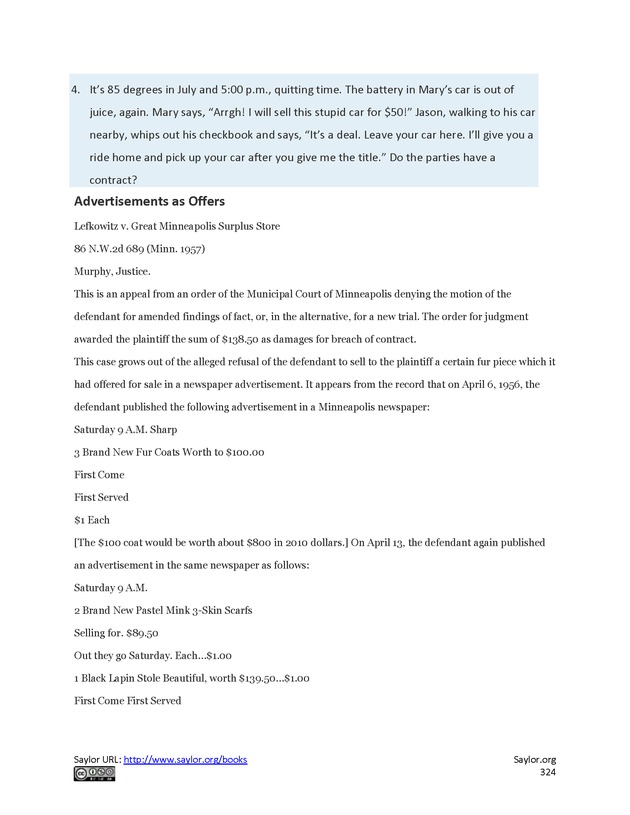 Business Law and the Legal Environment - Page 324